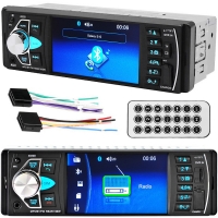 Radio Samochodowe 1 DIN, ekran 4,1" Bluetooth SD USB MP3